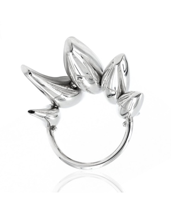 Frank Gehry Fish Ring in Sterling Silver